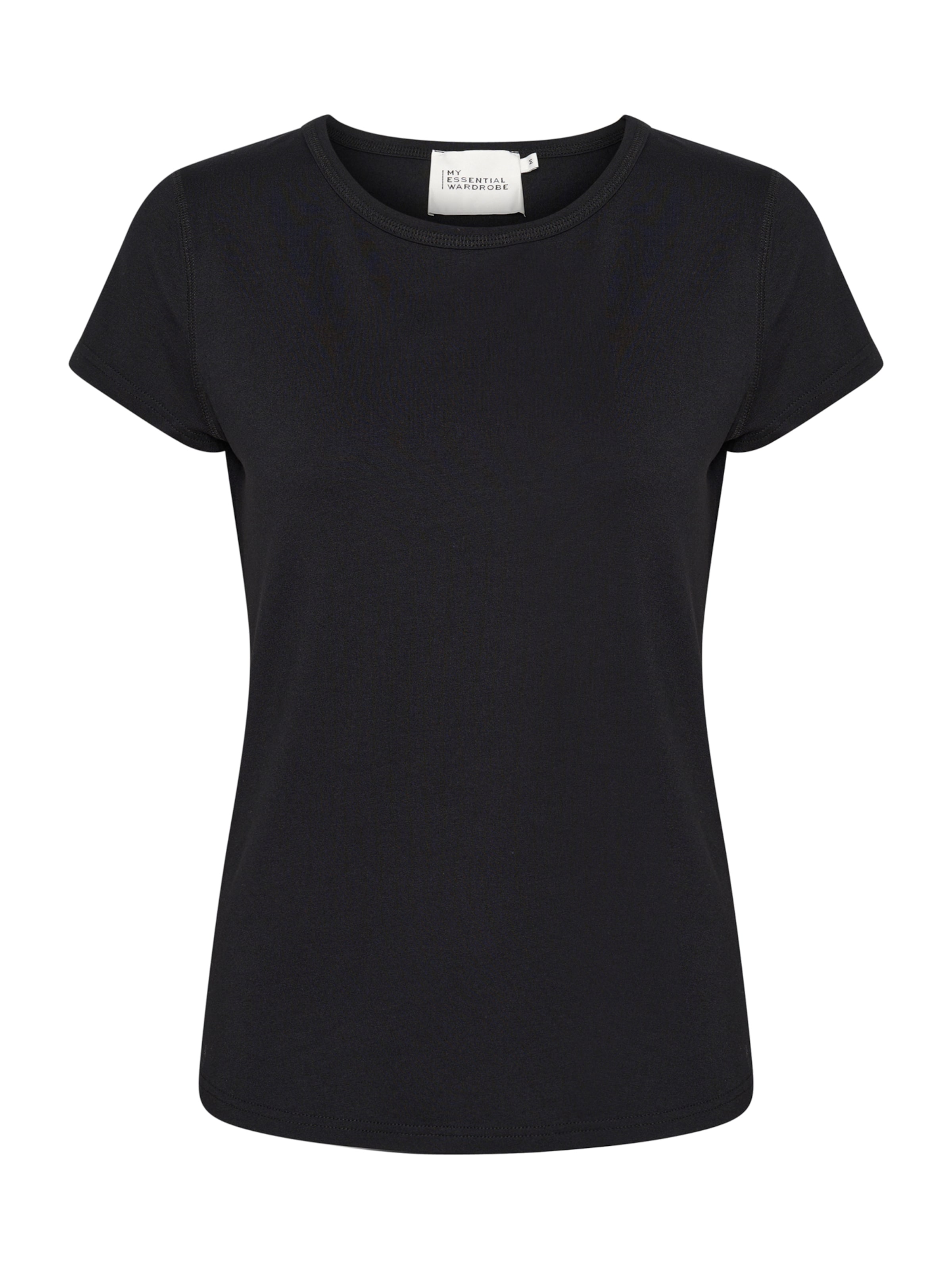 My Essential Wardrobe Μπλουζάκι σε μαύρο: μπροστά