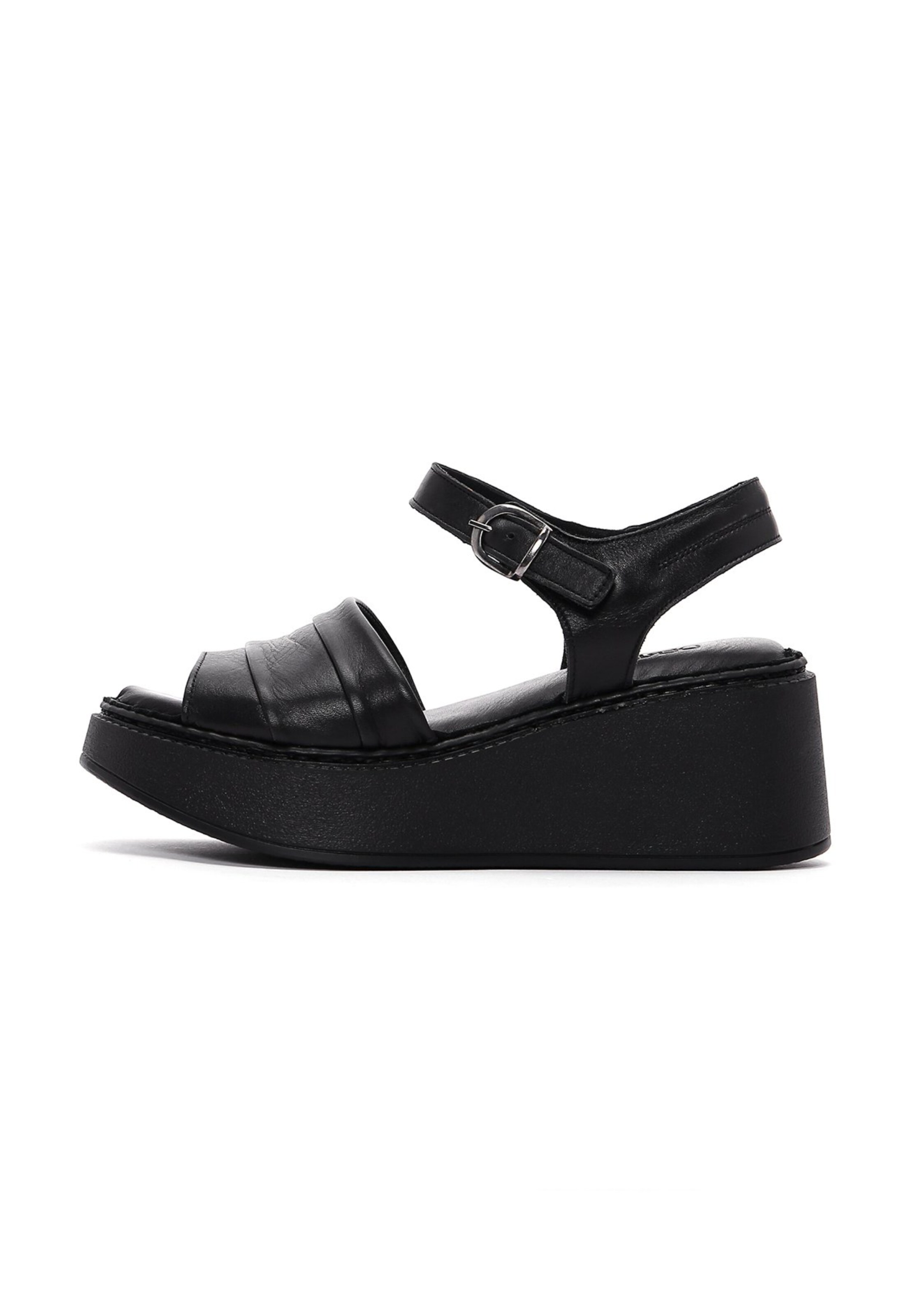 Derimod Sandale in schwarz, Produktansicht