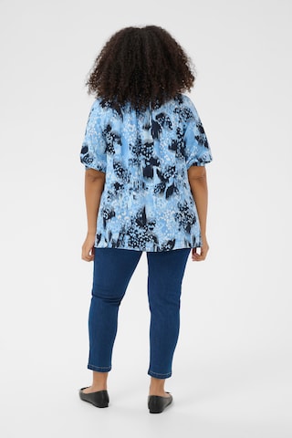 KAFFE CURVE Blouse in Blue