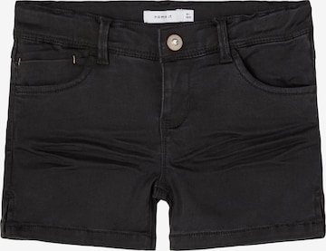 NAME IT Slimfit Jeans 'Salli' in Schwarz: predná strana