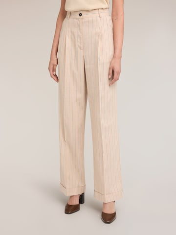 MOTIVI - Pierna ancha Pantalón en beige: frente