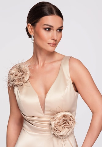 Ombre Evening dress in Gold