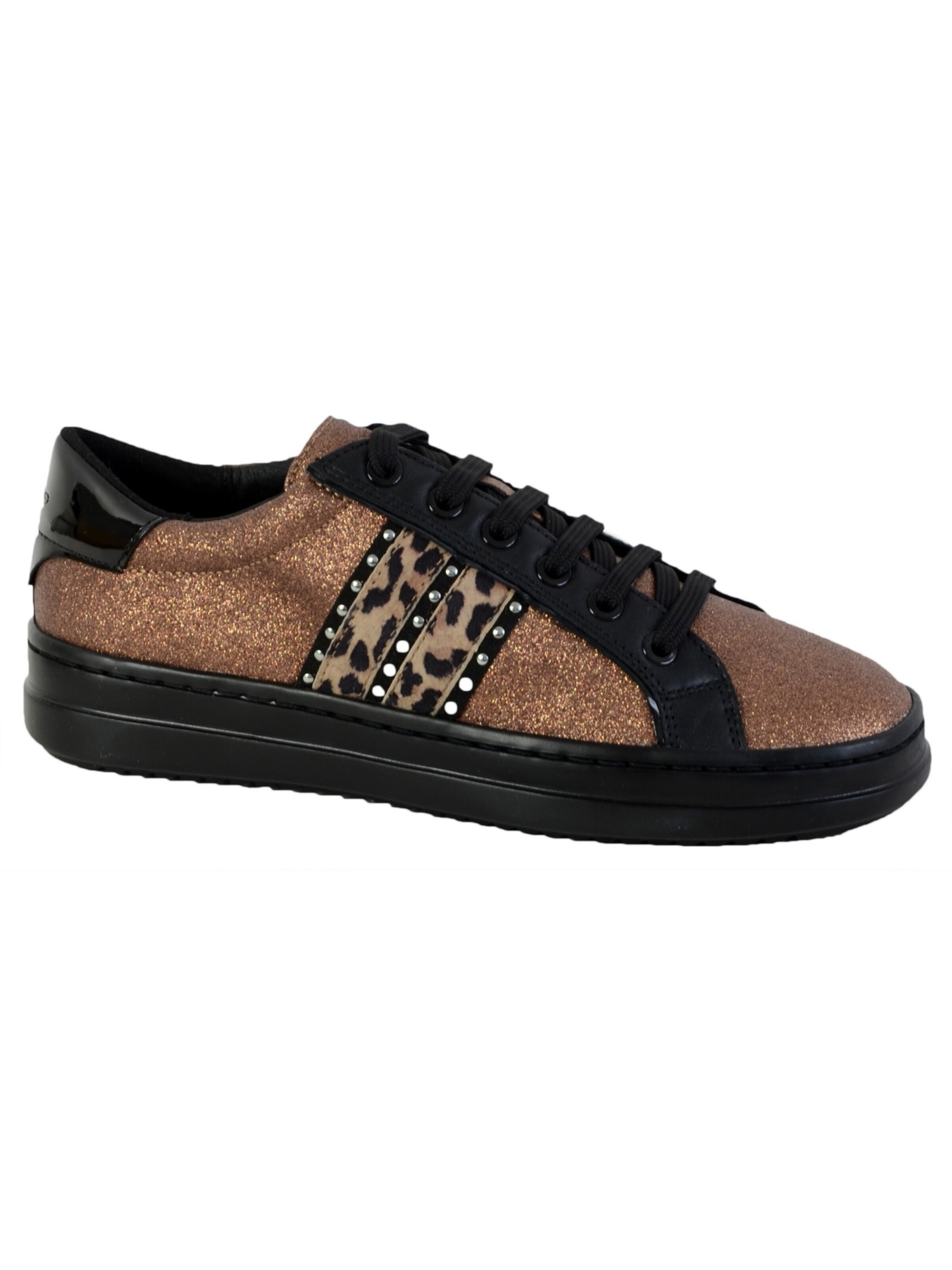 Chaussure de sport à lacets GEOX en marron
