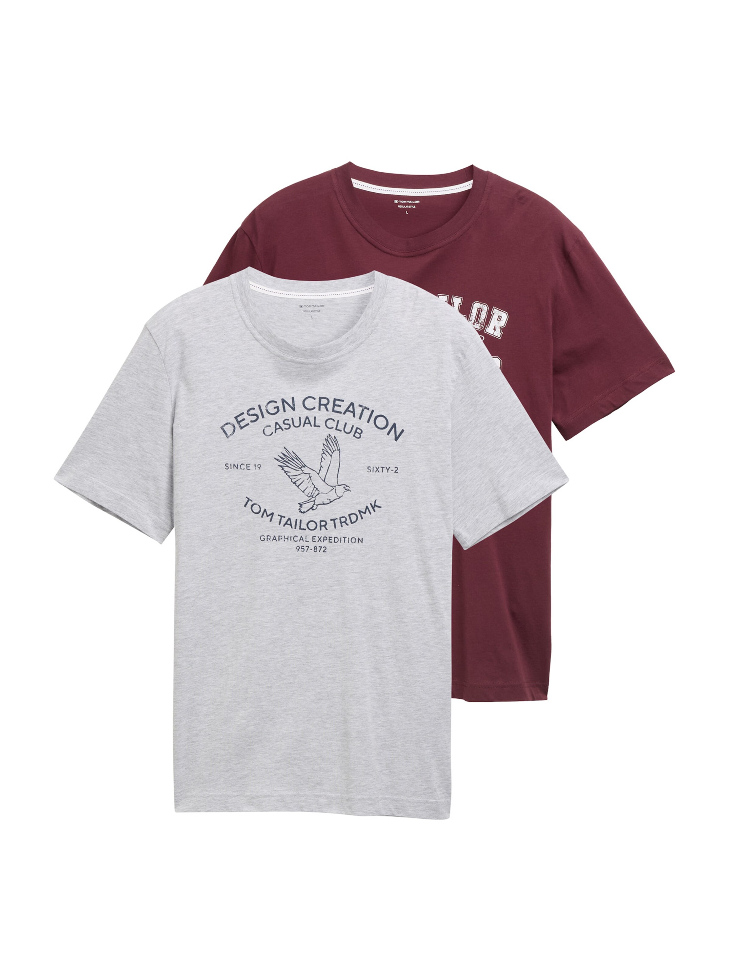 TOM TAILOR Tričko – šedá: přední strana