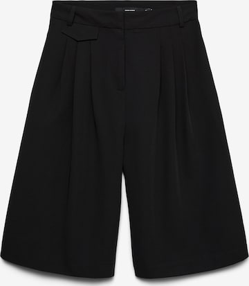 Pantaloni con pieghe di VERO MODA in nero: frontale