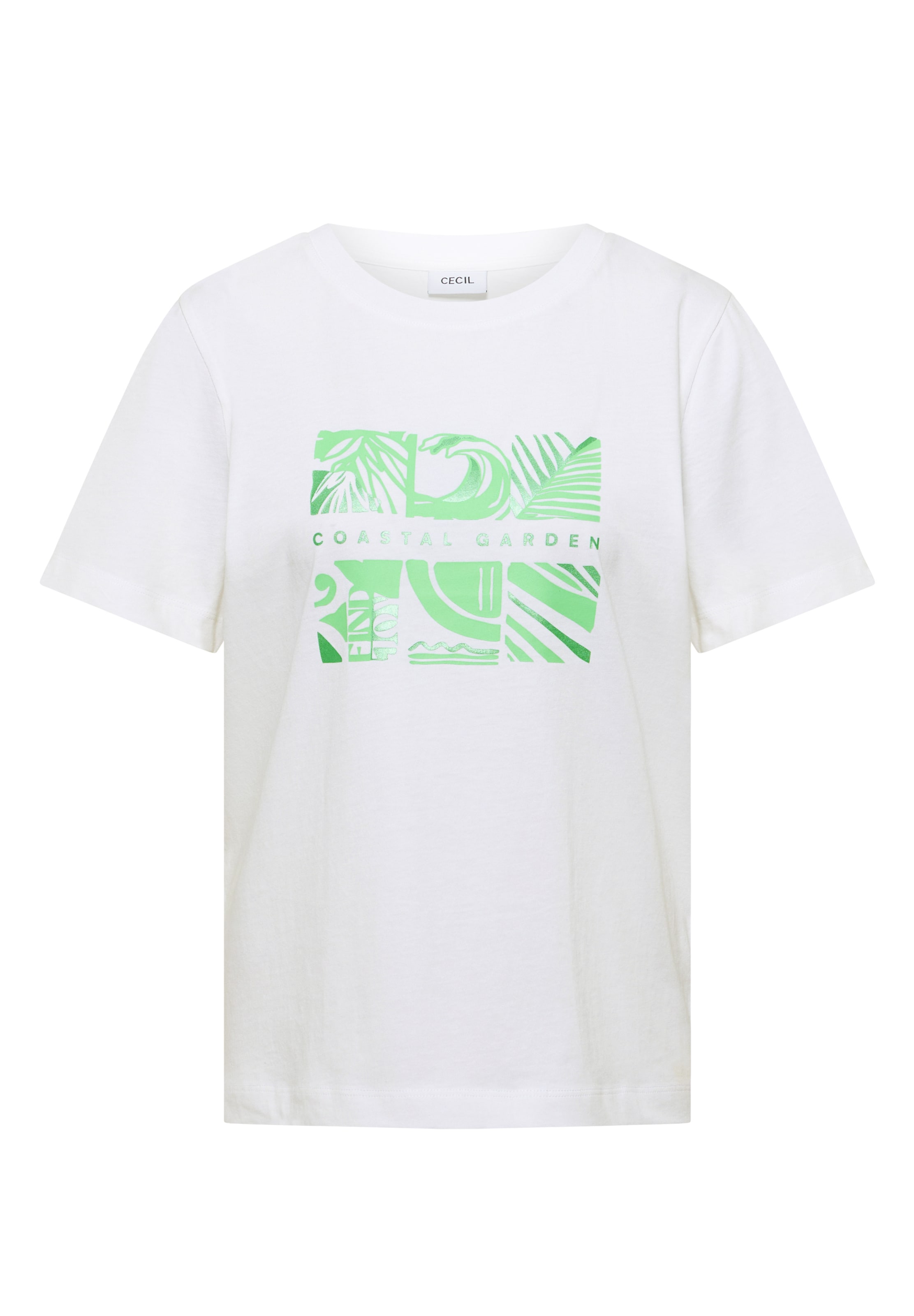 CECIL T-Shirt in Weiß: Vorderseite