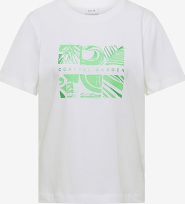 CECIL T-Shirt in Weiß: Vorderseite