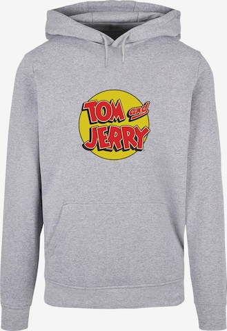 Sweat-shirt 'Tom and Jerry - Circle' ABSOLUTE CULT en gris : devant