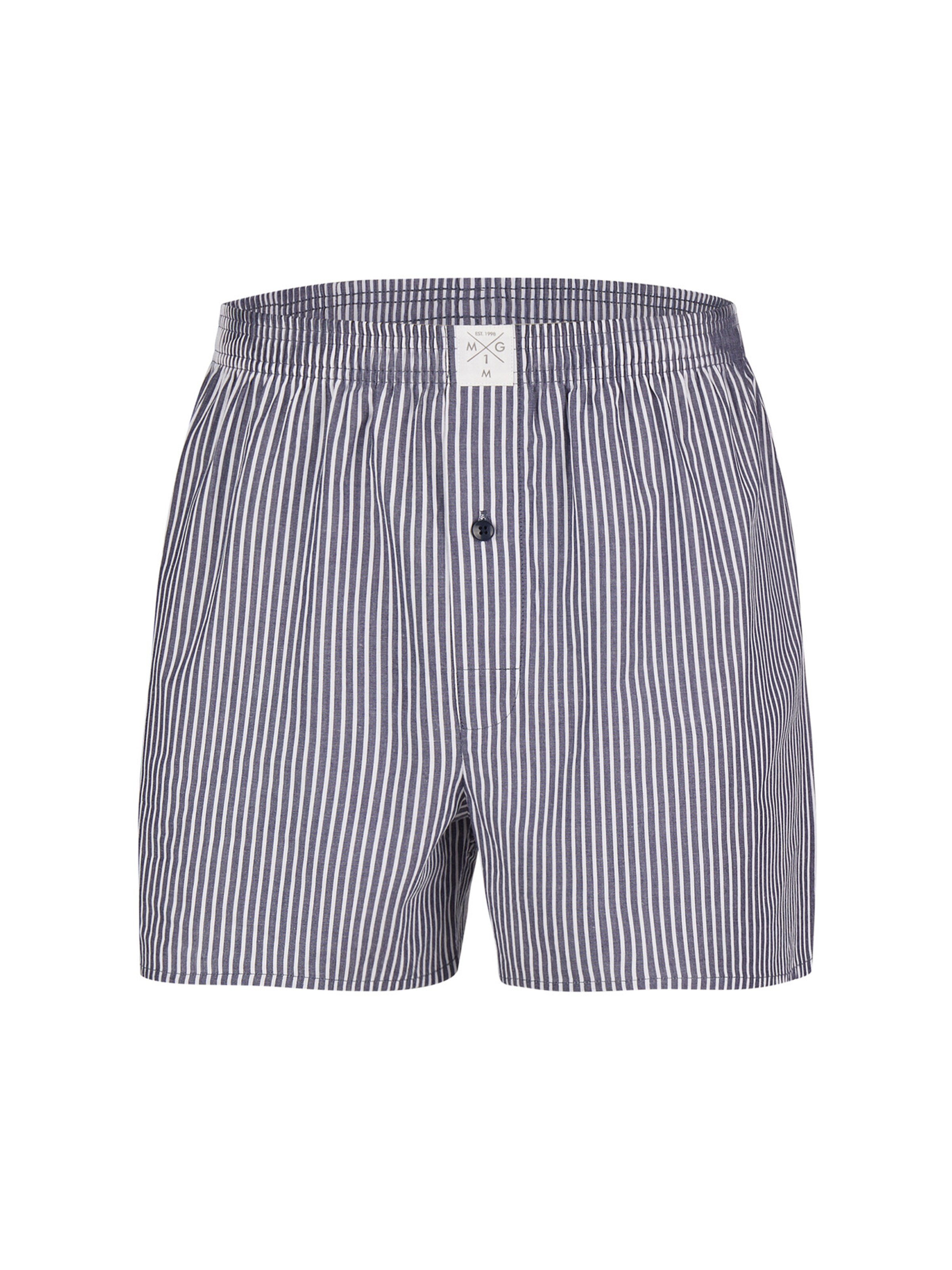 MG-1 Boxer shorts ' Sugar Cane ' in Blue