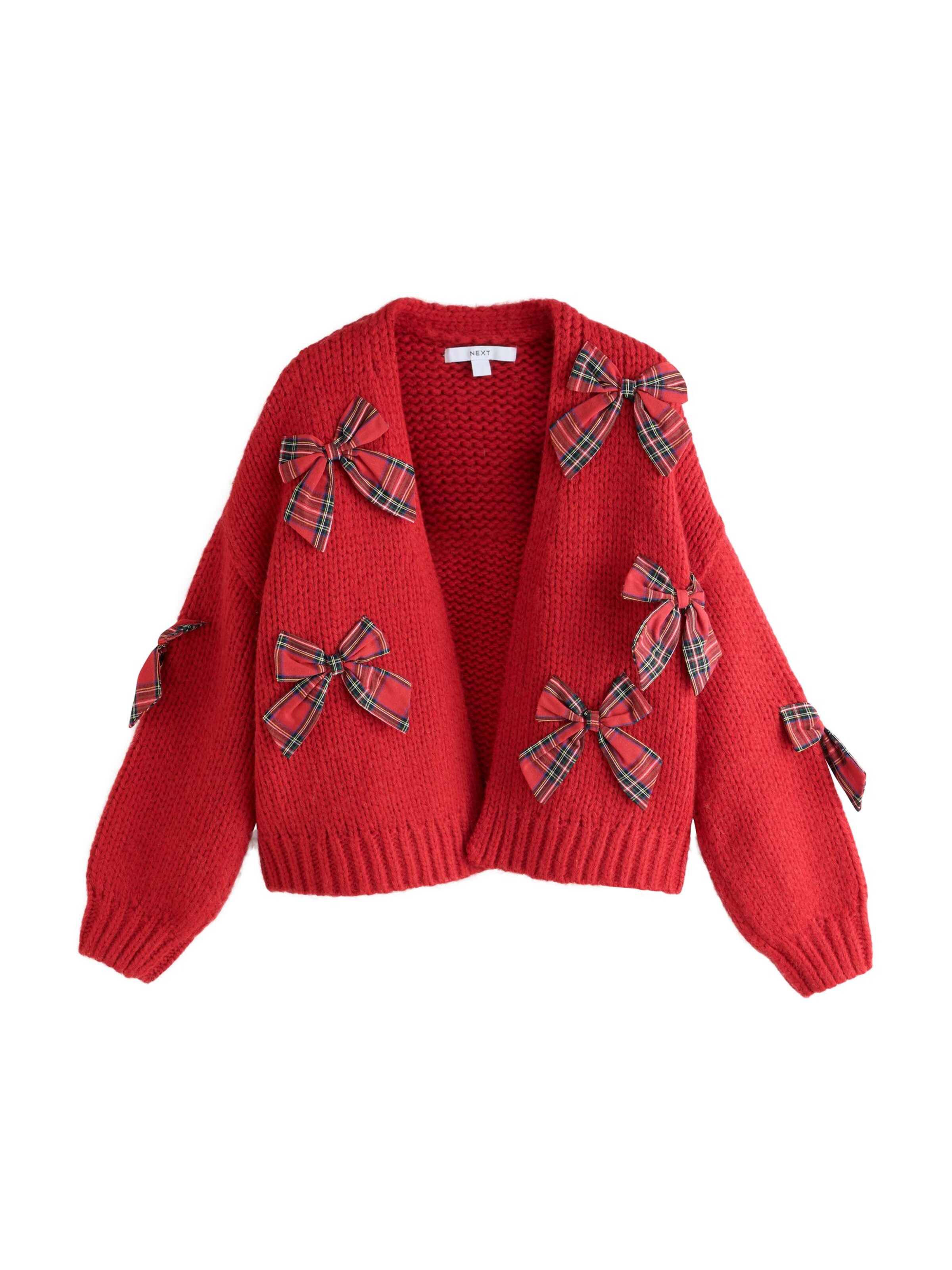Next - Cárdigan en rojo: frente