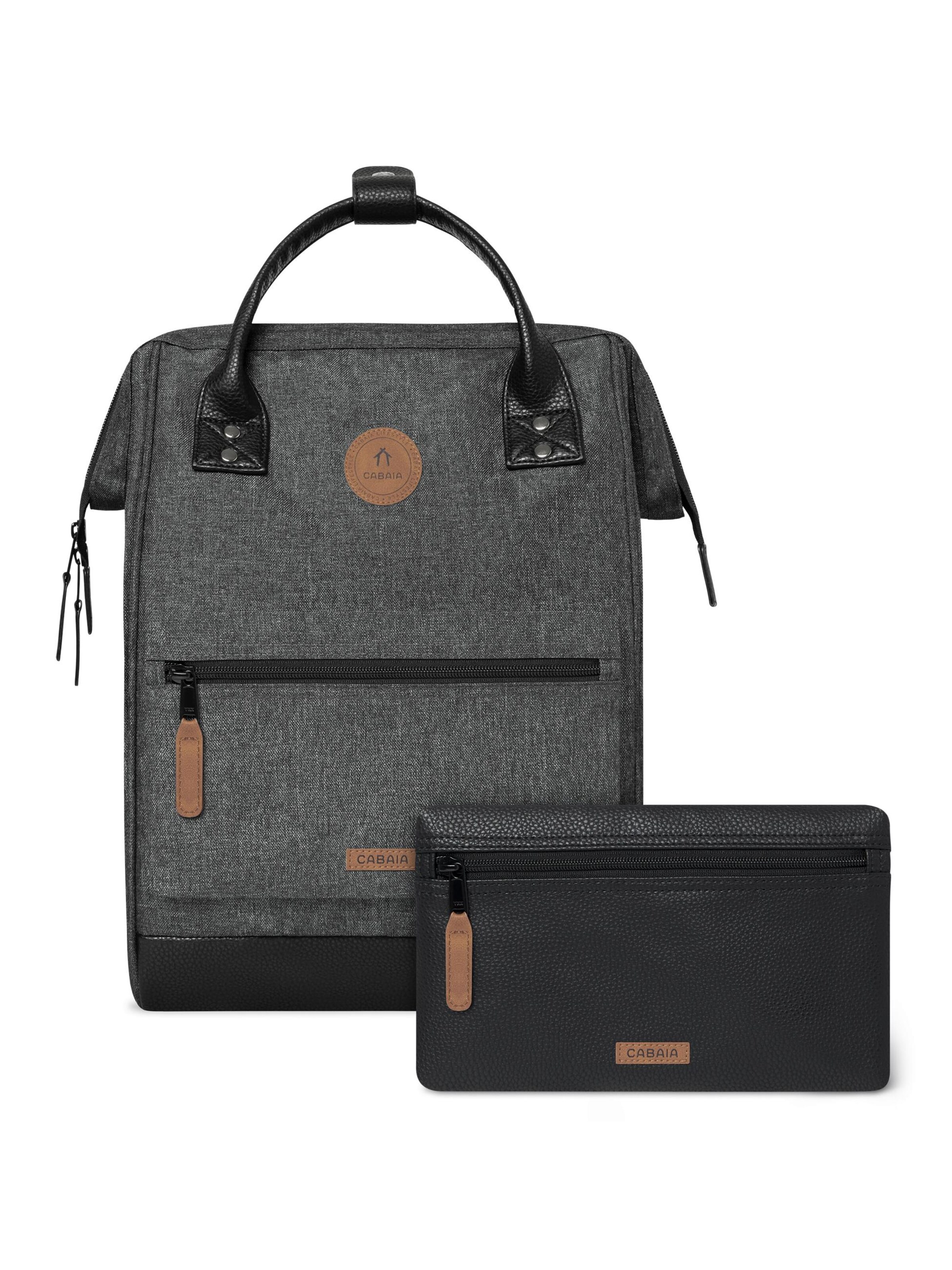 Cabaia Backpack 'Adventurer' in Grey: front