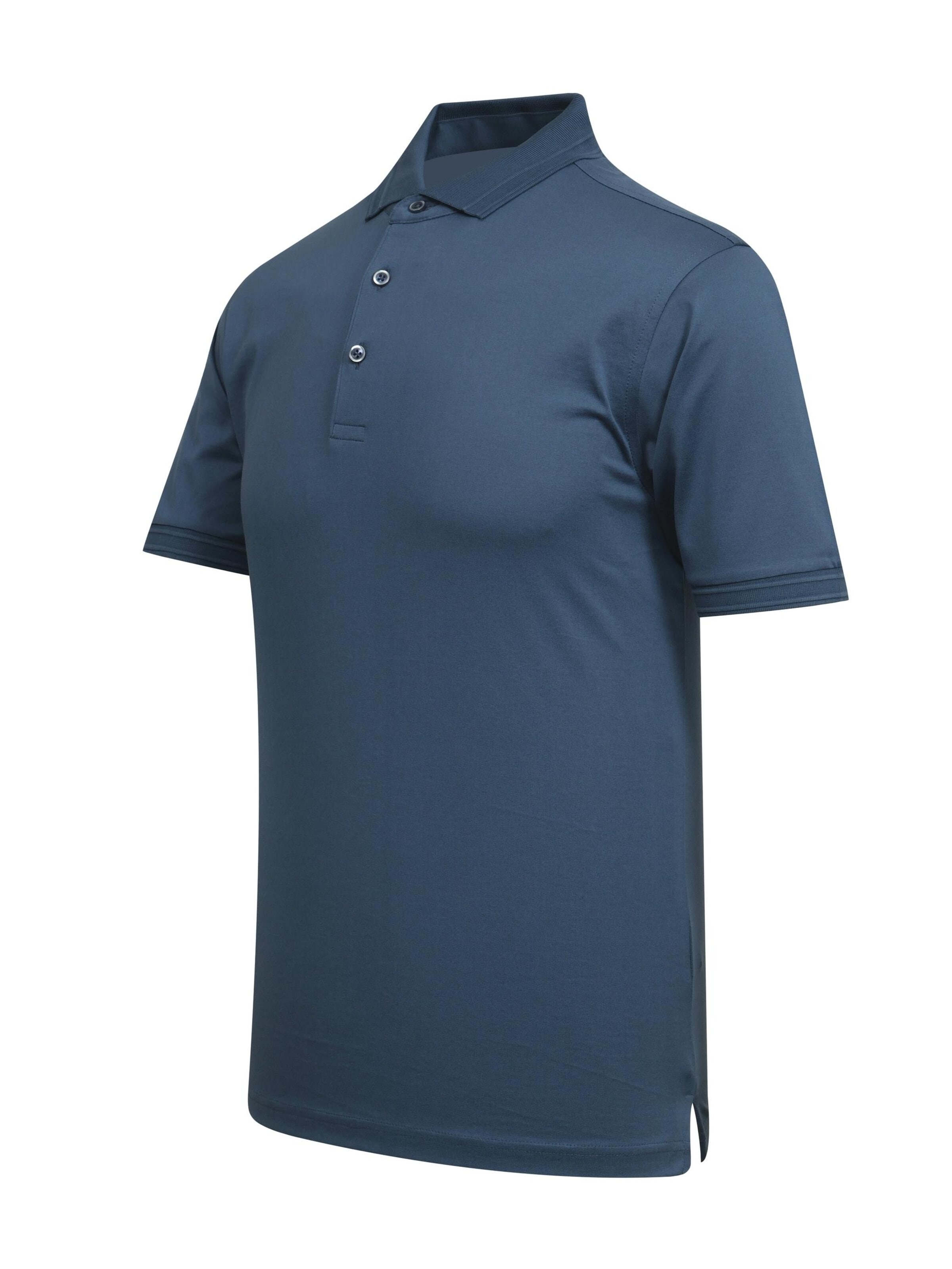 Cizgi Triko Shirt in Blue