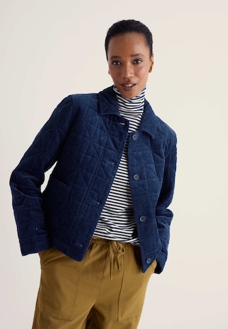 Seasalt Cornwall Tussenjas in Blauw: voorkant
