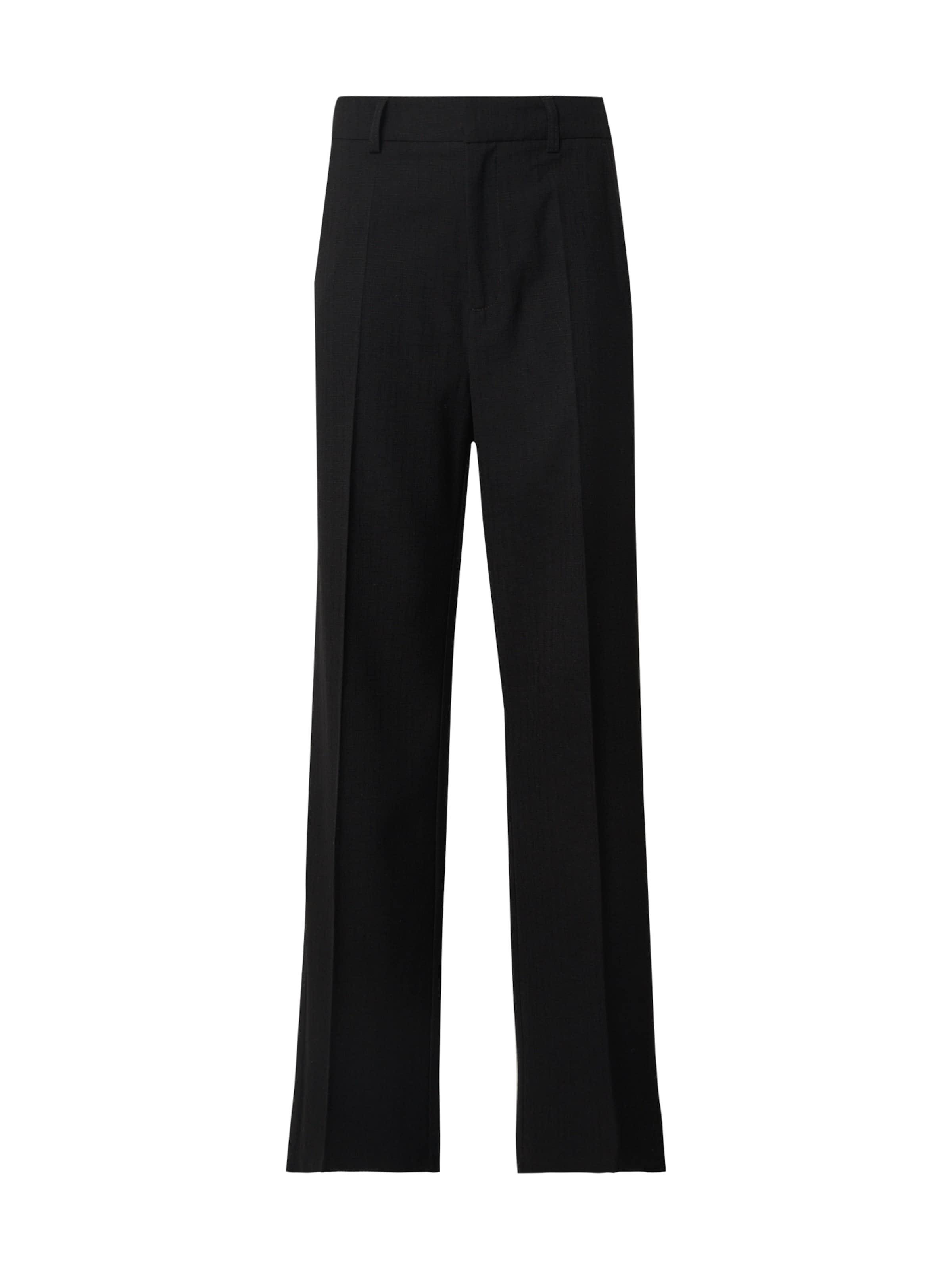 évasé Pantalon à plis KAVAZI en noir : devant