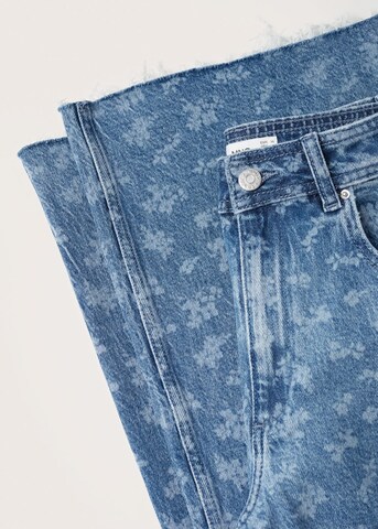 MANGO Wide leg Jeans 'carmen' in Blauw