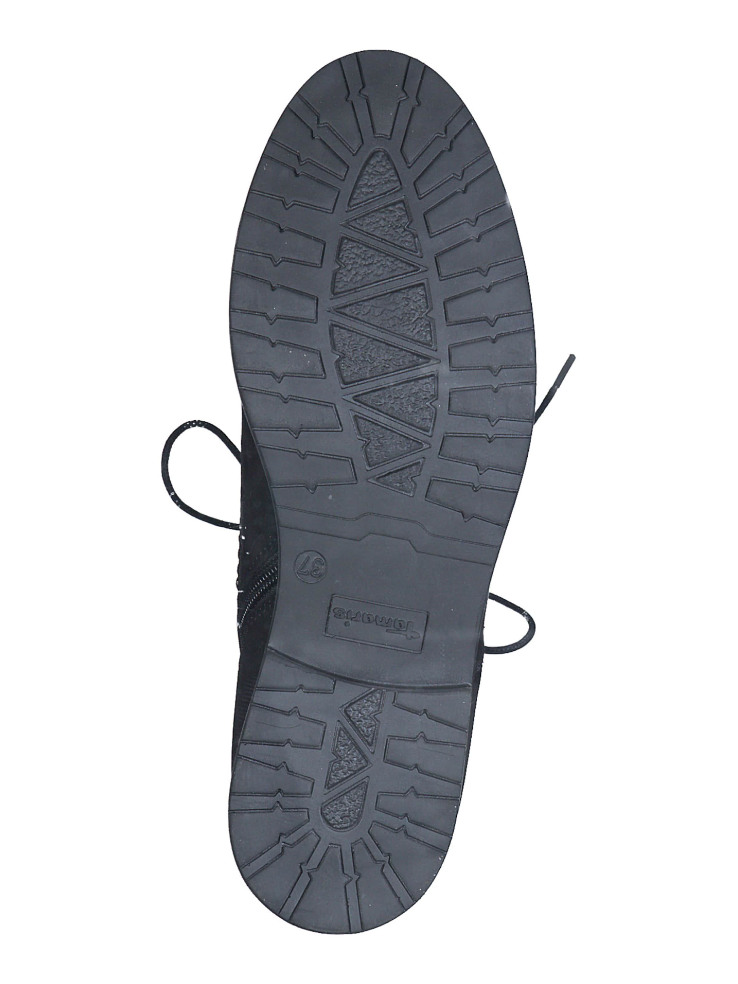 Bottines à lacets Tamaris en noir