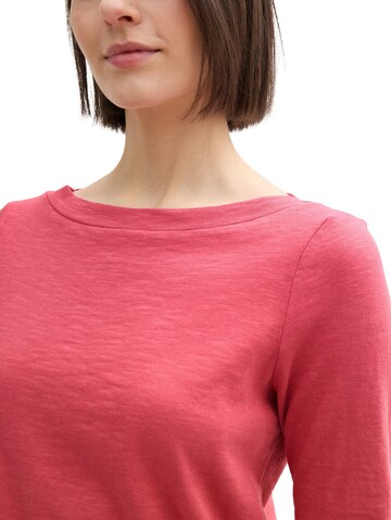 TOM TAILOR T-Shirt in Rot