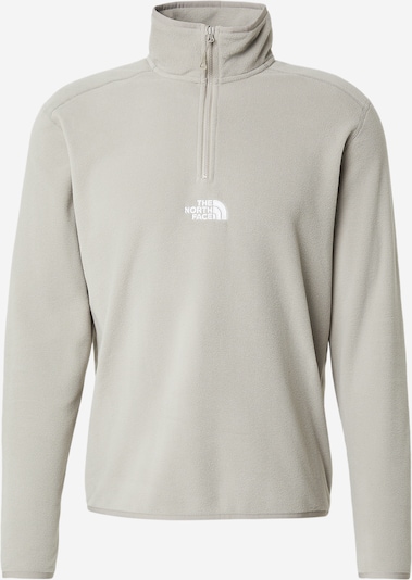 Sportinis megztinis 'GLACIER' iš THE NORTH FACE, spalva – dūmų pilka / balta, Prekių apžvalga