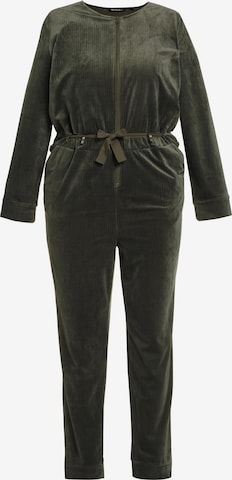 Ulla Popken Jumpsuit in Grün: predná strana