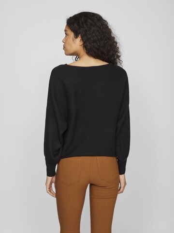VILA Sweater in Black