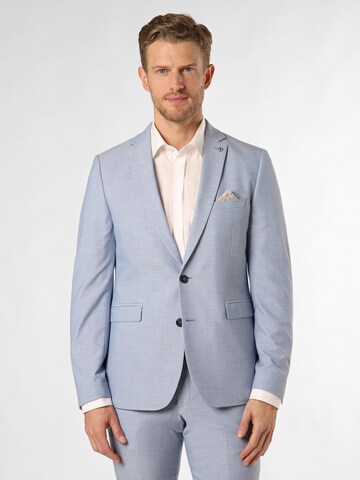 Coupe slim Veste de costume 'Brixdon' Finshley & Harding London en bleu : devant