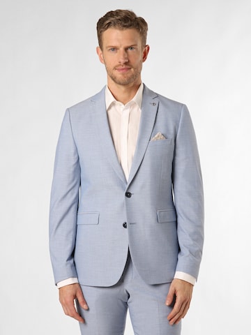 Finshley & Harding London Slim fit Suit Jacket 'Brixdon' in Blue: front