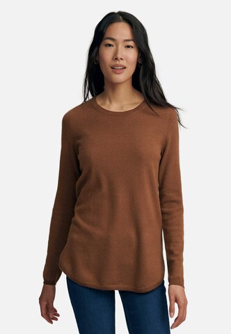 Pull-over include en marron : devant