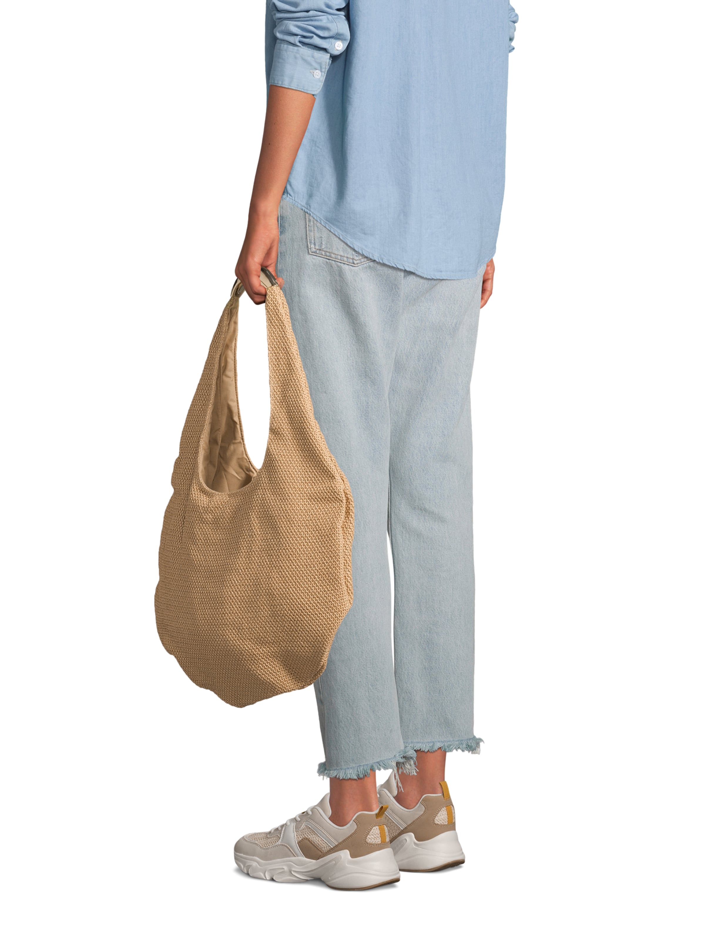 TOPSHOP Чанта за през рамо 'Scarlett' в бежово