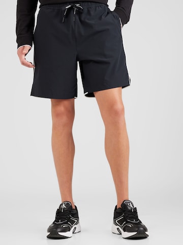 Calvin Klein Sport - Regular Calças de desporto em preto: frente