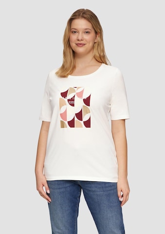 T-shirt s.Oliver en beige : devant