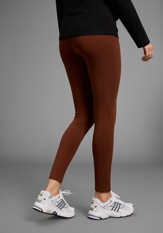 Neun Monate Skinny Leggings in Beige