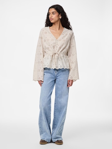 PIECES Blouse 'PCTarmorine' in Grijs