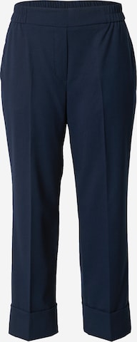 ESPRIT Normální Kalhoty s puky – modrá: přední strana