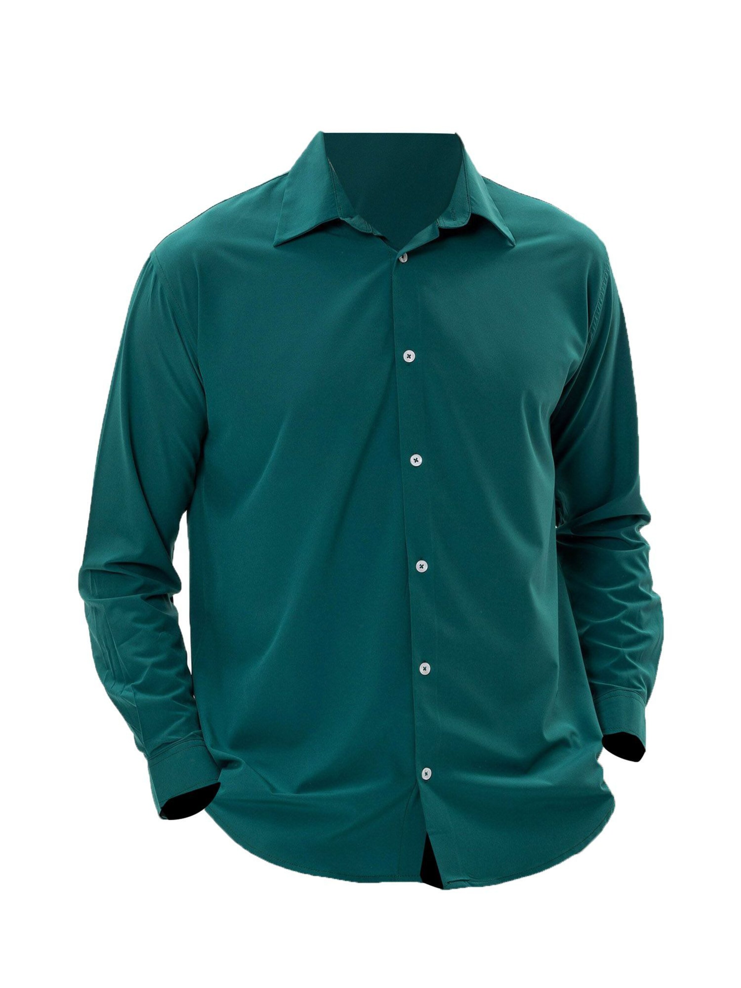 Antioch Slim-Fit-Hemd in Grün: Vorderseite