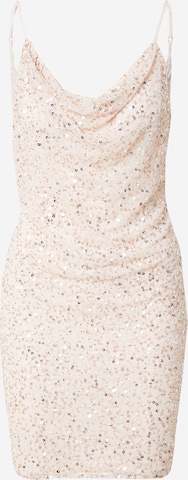 LACE & BEADS Kleid 'Marita' in Beige: predná strana