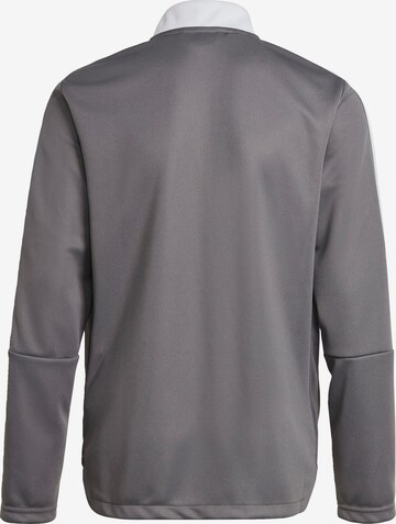 ADIDAS PERFORMANCE Skinny Athletic Jacket in Grey