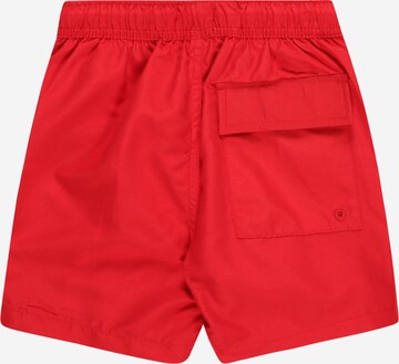 Lyle & Scott Badeshorts in Rot