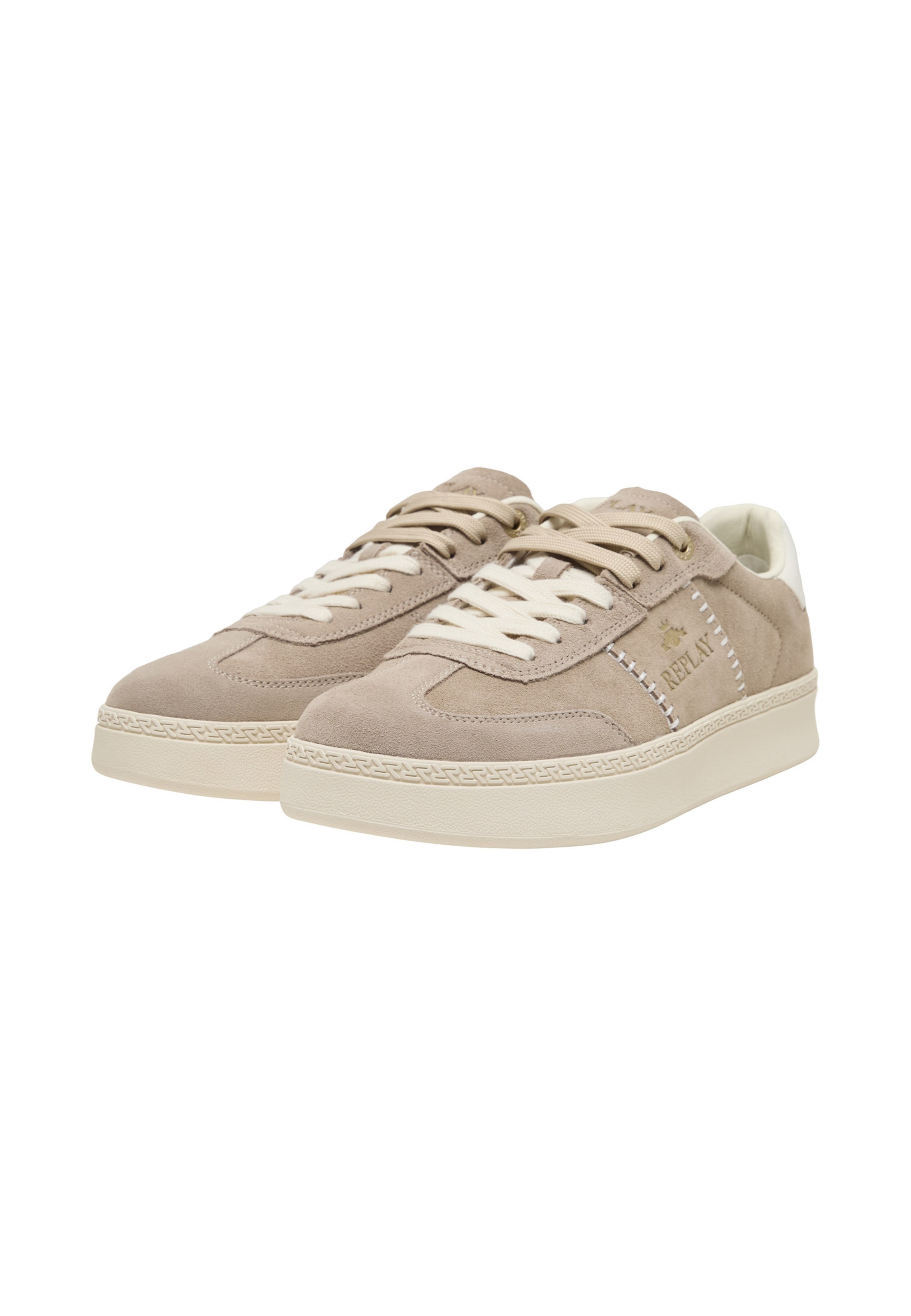 REPLAY Platform trainers 'Playme' in Beige