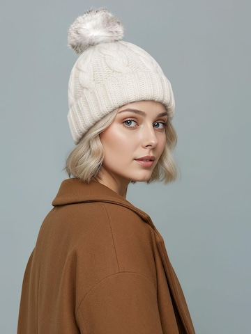 Neverless Mütze 'Caren' in Beige