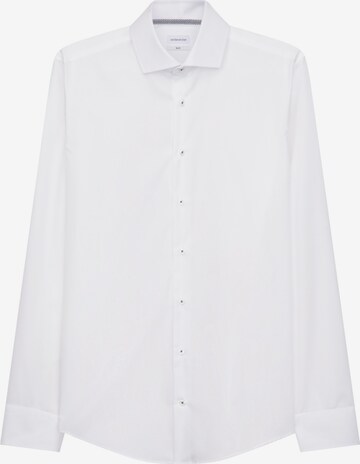 SEIDENSTICKER Slim fit Business Shirt ' Slim ' in White