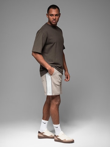 Ombre Regular Broek in Beige