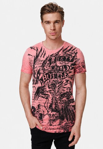 Rusty Neal T-Shirt in Pink: Vorderseite