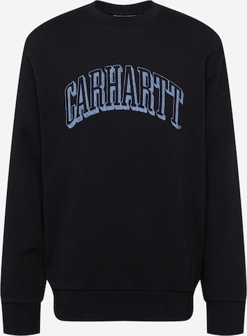 Carhartt WIP Sweatshirt 'Scrawl' in Zwart: voorkant