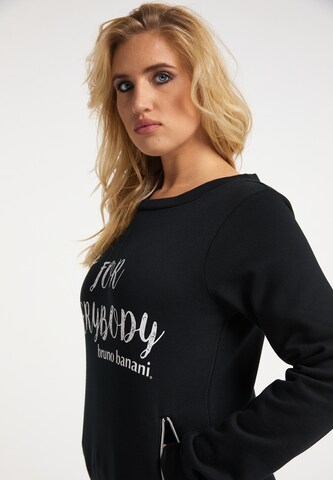 BRUNO BANANI Sweatshirt 'Diaz' in Black