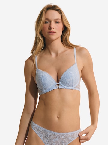 ETAM Push-up Bra 'Aura' in Blue: front