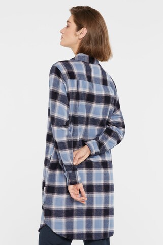 SENSES.THE LABEL Blusenkleid in Blau