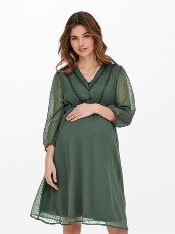 Only Maternity Dress 'Mama' in Green: front
