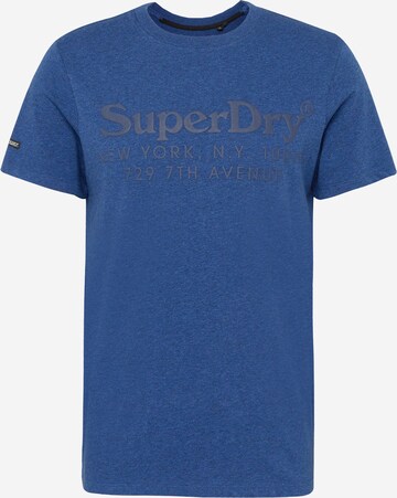 Superdry T-Shirt in Blau: predná strana