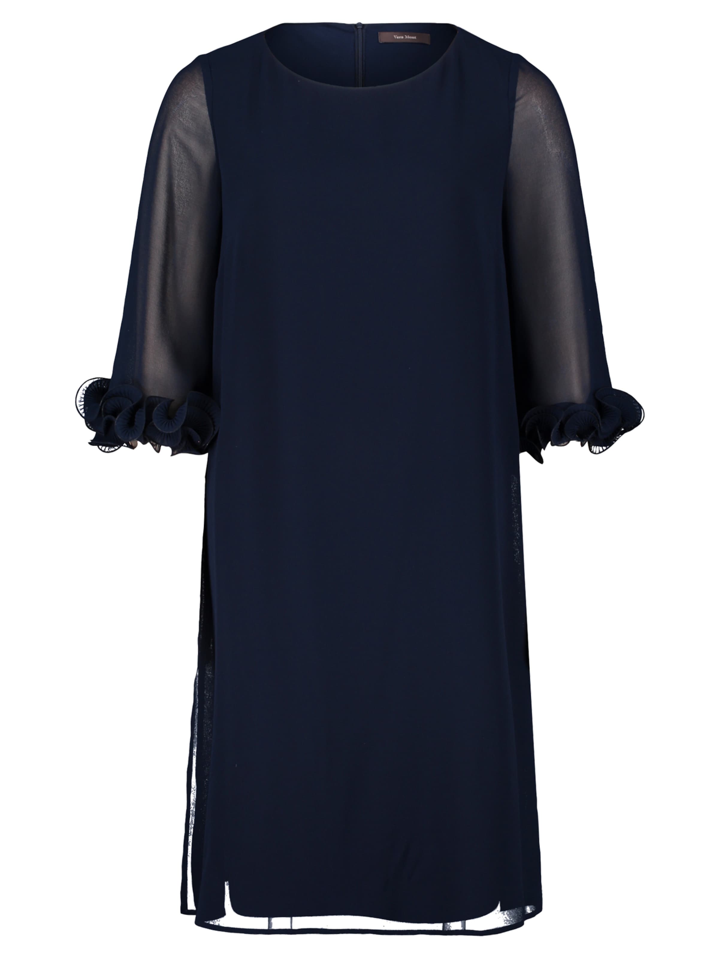 Robe Vera Mont en bleu : devant