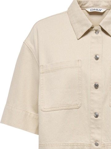 Camicia da donna 'Onlcleo-Maisa S/S  15367375' di ONLY in beige